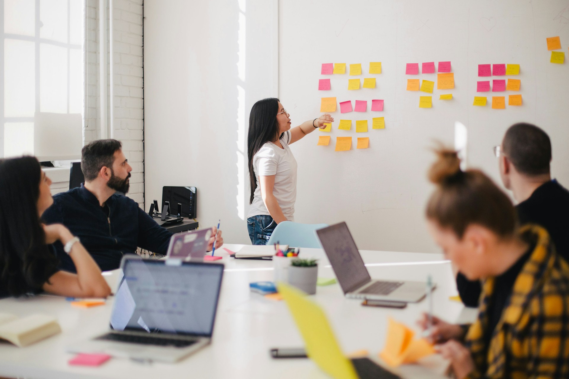 E-commerce campaign planning wall